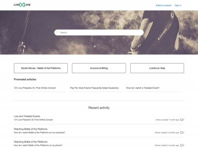 Reset Password - LiveXLive Support Reset Password - LiveXLive Support