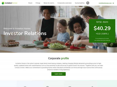 Invitation Homes Inc. - Investor Relations Invitation Homes Inc. - Investor Relations