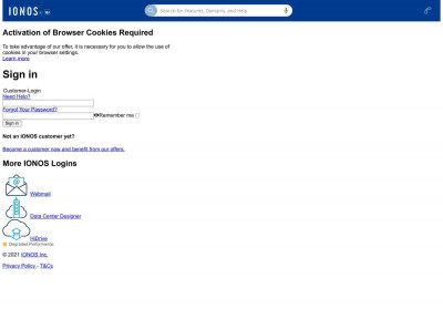 Login - IONOS Login - IONOS