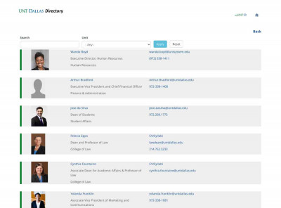 John Harrell II - UNT Dallas directory John Harrell II - UNT Dallas directory