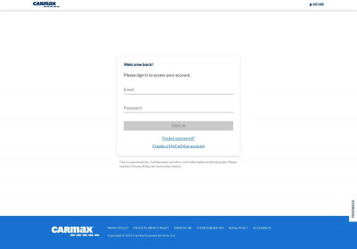 MyCarMax: Sign In MyCarMax: Sign In