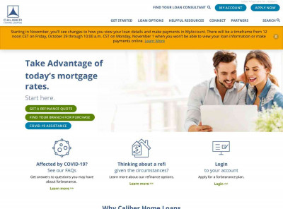 Caliber Home Loans; A Private, National Mortgage Lender Caliber Home Loans; A Private, National Mortgage Lender