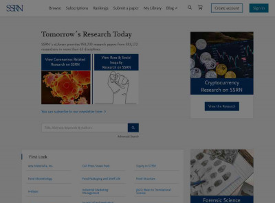 SSRN: Home SSRN: Home