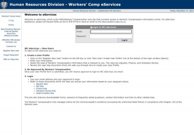 Workers' Compensation - eServices Workers' Compensation - eServices