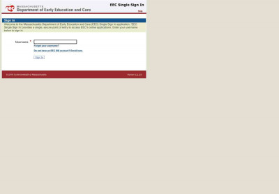 Single Sign In - Login (Username) Single Sign In - Login (Username)