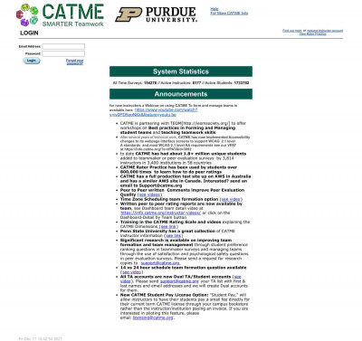 CATME Project - LOGIN CATME Project - LOGIN