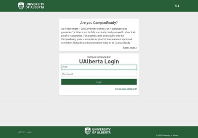 eClass Portal - University of Alberta eClass Portal - University of Alberta