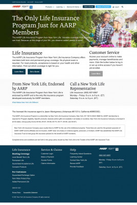 AARP Life Insurance from New York Life AARP Life Insurance from New York Life