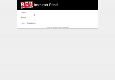 Login - RED Driving School Login - RED Driving School