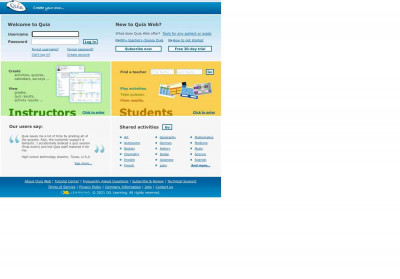 Webgrade Information: http://sc.webgrade.classmanager.com ... - Quia Webgrade Information: http://sc.webgrade.classmanager.com ... - Quia
