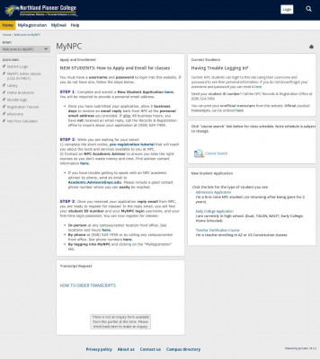 Welcome to MyNPC | MyNPC Welcome to MyNPC | MyNPC
