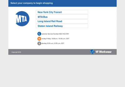 MTA New York City Transit Login - Uniform Center :: MTA New York City Transit Login - Uniform Center ::
