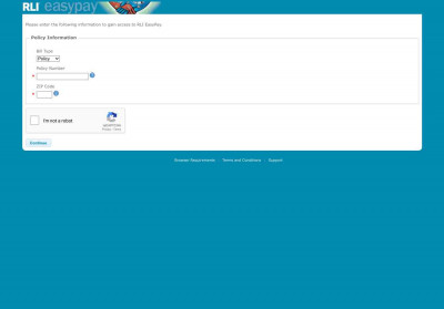 RLI EasyPay - Login RLI EasyPay - Login