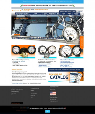 Piston Differential Pressure Gauges | Orange Research Piston Differential Pressure Gauges | Orange Research