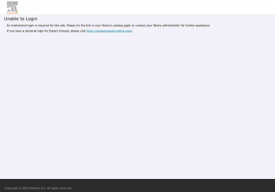 Unable to Login - Expert Consult Unable to Login - Expert Consult