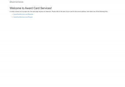 Award Card Services Award Card Services