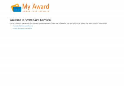 Award Card Services Award Card Services