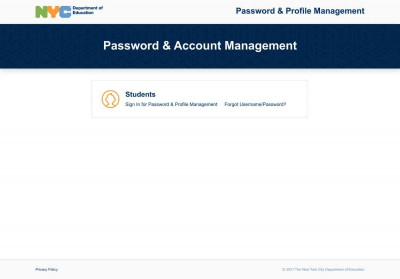 Password & Profile Management Password & Profile Management