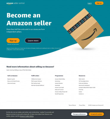 Become an Amazon seller Become an Amazon seller