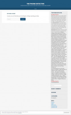 the phone detective - WordPress.com the phone detective - WordPress.com