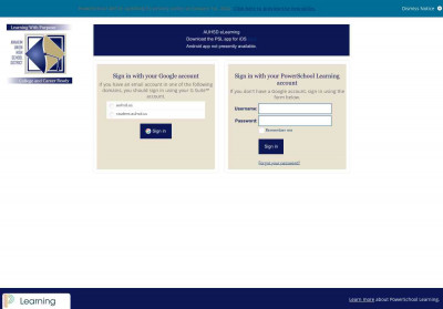 PowerSchool Learning : Login PowerSchool Learning : Login