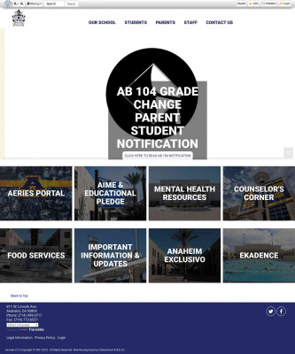 AUHSD e-Learning • Page - Anaheim HS AUHSD e-Learning • Page - Anaheim HS