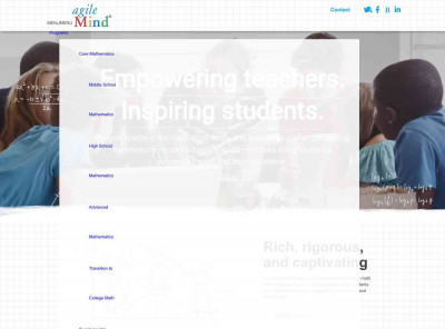 Agile Mind | Core Math Programs | Science| Grades 6-12 Agile Mind | Core Math Programs | Science| Grades 6-12