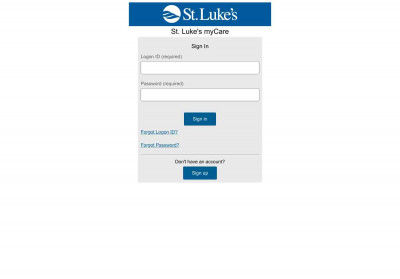 St. Luke's myCare: Patient Portal Sign In St. Luke's myCare: Patient Portal Sign In
