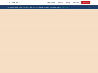Control online traffic with a virtual waiting room - Queue-it Control online traffic with a virtual waiting room - Queue-it