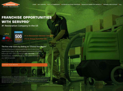 SERVPRO® Franchise: Franchise Opportunities SERVPRO® Franchise: Franchise Opportunities