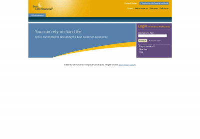 Forgot Password - Step 1 - Sun Life Financial Forgot Password - Step 1 - Sun Life Financial