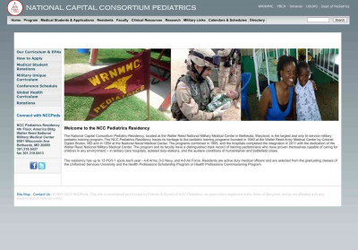 NCC Pediatrics Residency @ Walter Reed Bethesda NCC Pediatrics Residency @ Walter Reed Bethesda