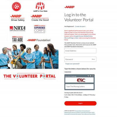 AARP Volunteer Portal AARP Volunteer Portal