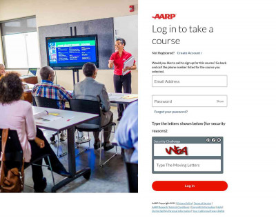 AARP Volunteer Portal - Login Template Title AARP Volunteer Portal - Login Template Title