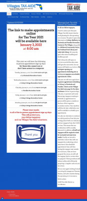 The AARP Volunteer Portal - Villages TaxAide The AARP Volunteer Portal - Villages TaxAide