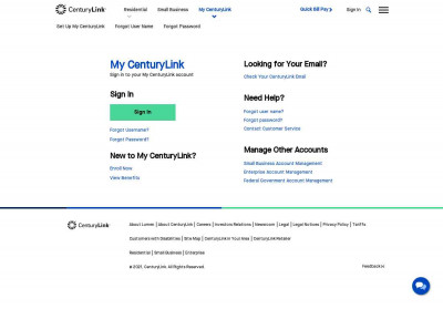 Sign In | My CenturyLink Sign In | My CenturyLink