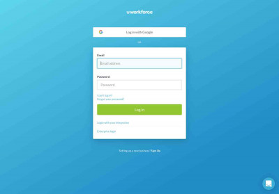 Workforce: Log In Workforce: Log In