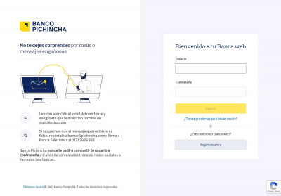Banca web - Transacciones en línea de Banco Pichincha Banca web - Transacciones en línea de Banco Pichincha