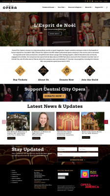 UNIVERSITY OF COLORADO - Central City Opera UNIVERSITY OF COLORADO - Central City Opera