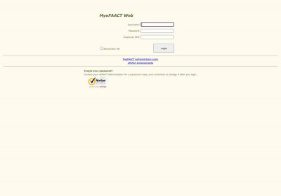 Login to MyeFAACT Login to MyeFAACT