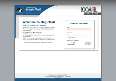 MagicMail Mail Server: Landing Page MagicMail Mail Server: Landing Page