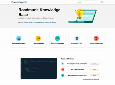 Roadmunk Support Roadmunk Support
