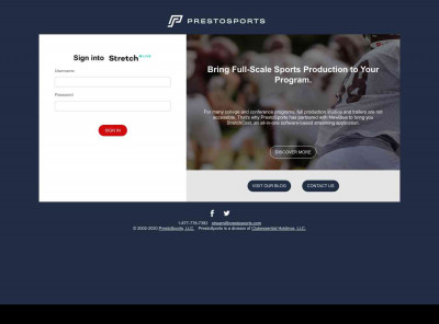 PrestoSports StretchLive® | Admin PrestoSports StretchLive® | Admin