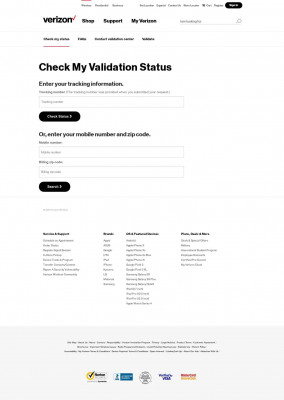 Employment validation status check | Verizon Wireless Employment validation status check | Verizon Wireless