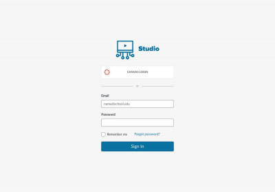 Studio: Login Studio: Login