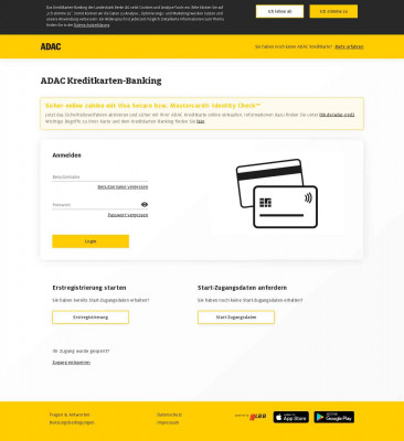 ADAC - Kreditkartenbanking ADAC - Kreditkartenbanking
