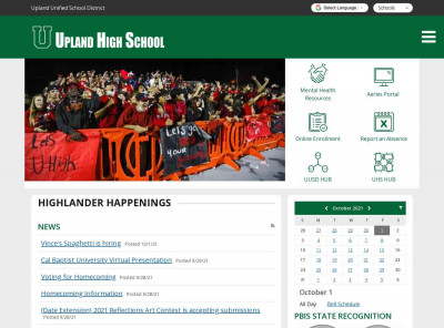 Upland High School Upland High School
