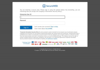 SecureWEB Login - Kroger SecureWEB Login - Kroger