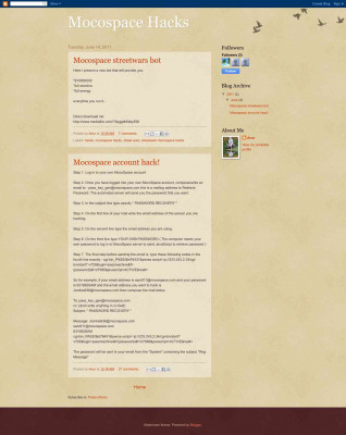 Mocospace account hack! Mocospace account hack!