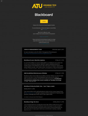 Blackboard - Arkansas Tech University Blackboard - Arkansas Tech University